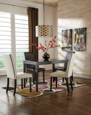 Kimonte Dining Table and 4 Chairs - D250D5