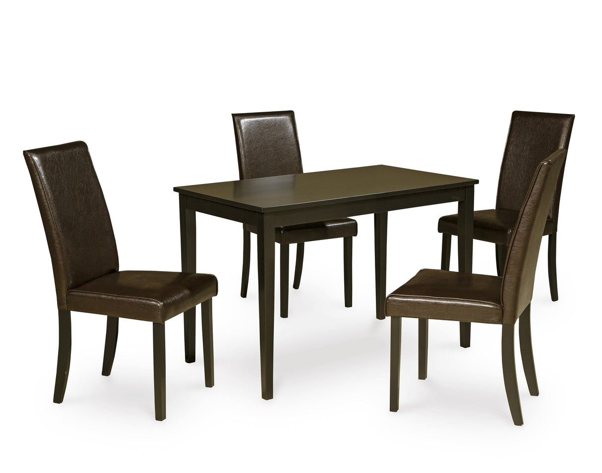 Kimonte Dining Table and 4 Chairs - D250D4