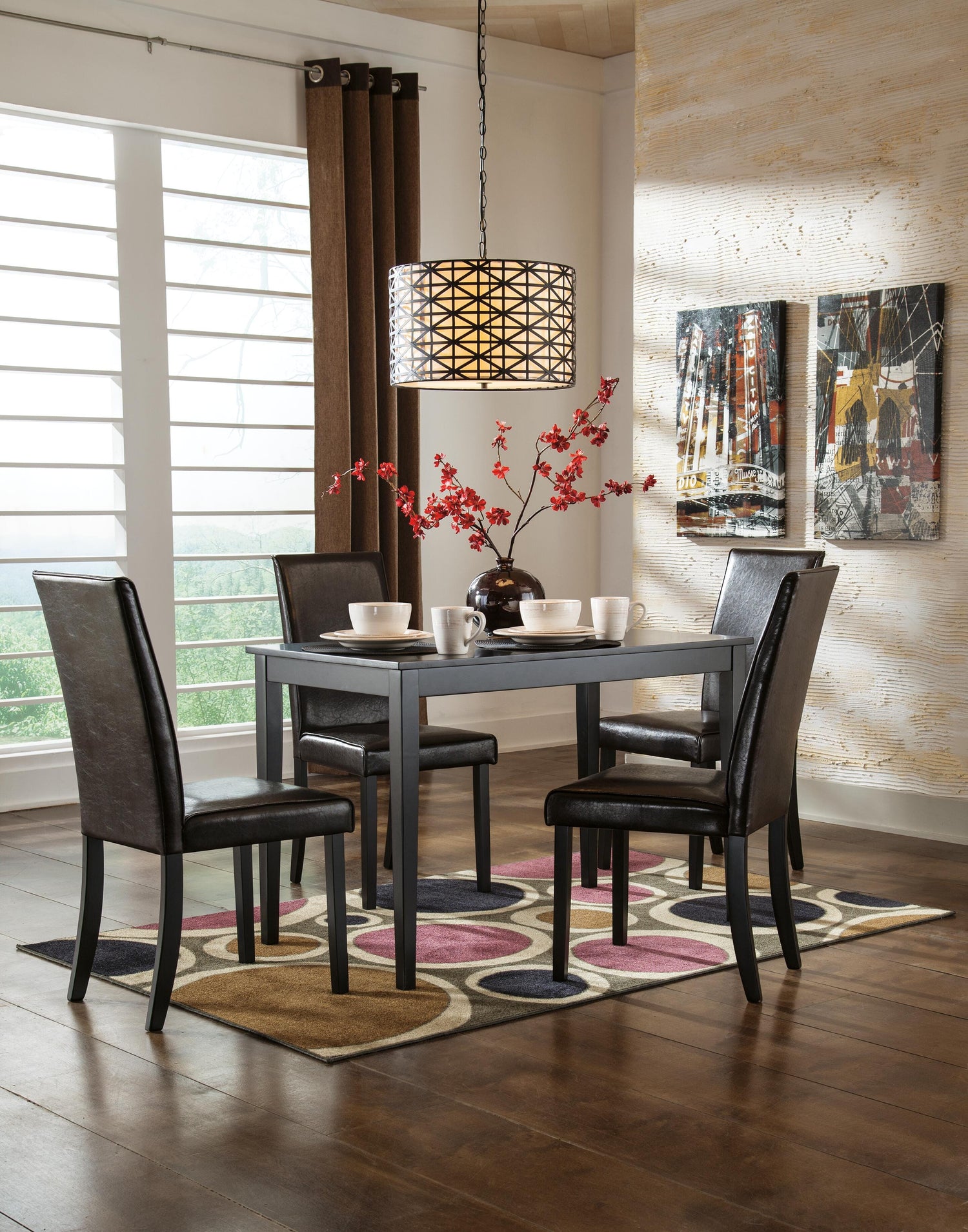 Kimonte Dining Table and 4 Chairs - D250D4