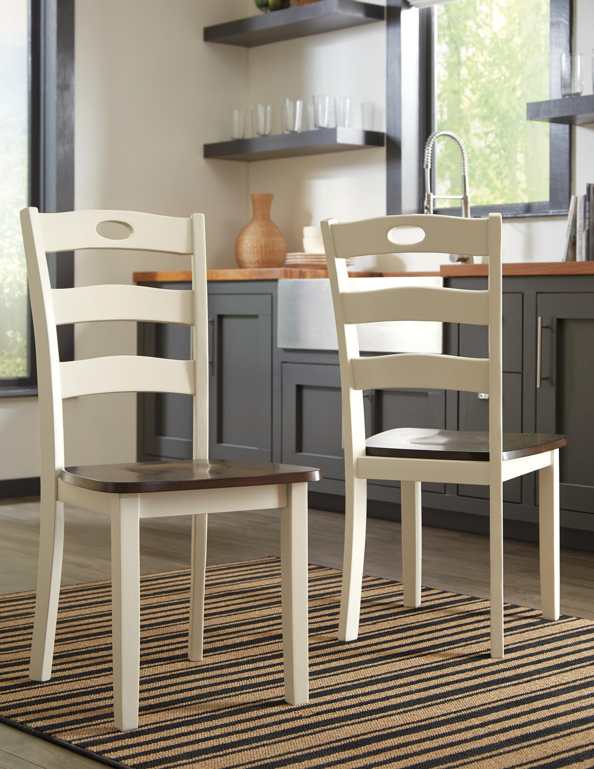 Woodanville Dining Table with 2 Chairs - D335D4