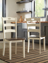 Woodanville Dining Table with 2 Chairs - D335D4