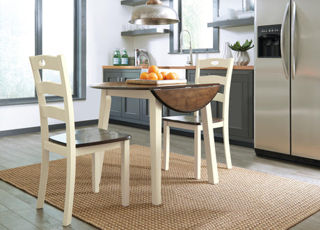 Woodanville Dining Table with 2 Chairs - D335D4