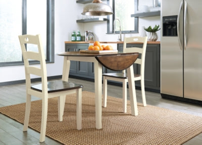 Woodanville Dining Table with 2 Chairs - D335D4