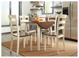 Woodanville Dining Table with 4 Chairs - D335D3