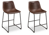 Centiar Counter Height Bar Stool (Set of 2) - D372-124X2