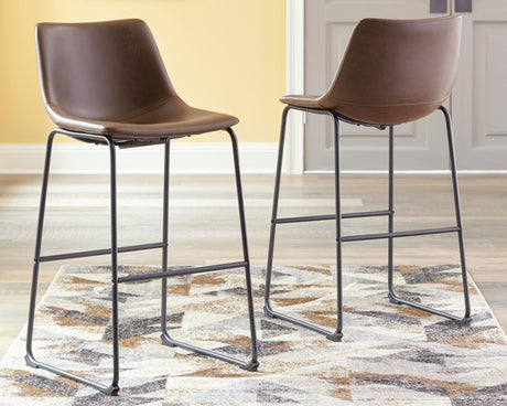 Centiar Pub Height Bar Stool (Set of 2) - D372-130X2