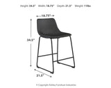 Centiar Counter Height Bar Stool (Set of 2) - D372-624X2