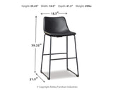 Centiar Pub Height Bar Stool - D372-630