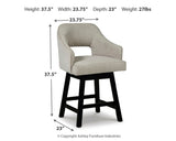 Tallenger Counter Height Bar Stool (Set of 2) - D380-724X2