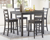 Bridson Counter Height Dining Table and Bar Stools (Set of 5) - D383-223