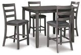 Bridson Counter Height Dining Table and Bar Stools (Set of 5) - D383-223
