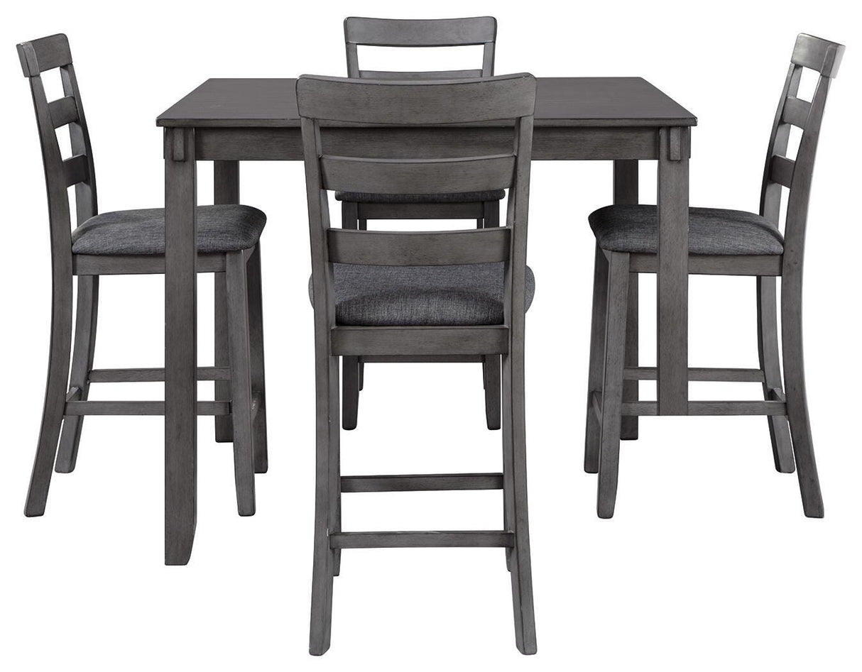 Bridson Counter Height Dining Table and Bar Stools (Set of 5) - D383-223