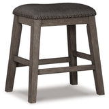 Caitbrook Counter Height Upholstered Bar Stool (Set of 2) - D388-024X2
