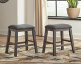 Caitbrook Counter Height Dining Table and 4 Barstools - D388D1
