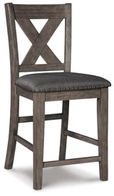 Caitbrook Counter Height Upholstered Bar Stool - D388-124