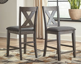 Caitbrook Counter Height Dining Table and 4 Barstools - D388D1