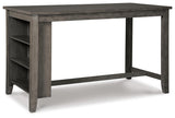 Caitbrook Counter Height Dining Table and 2 Barstools - D388D5