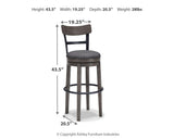 Caitbrook Bar Height Bar Stool - D388-230