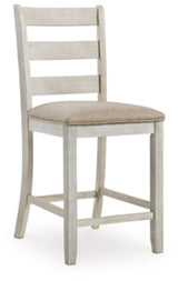 Skempton Counter Height Dining Table and 4 Barstools - D394D2