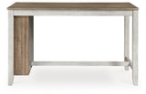 Skempton Counter Height Dining Table and 6 Barstools - D394D8