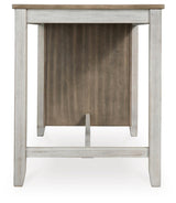 Skempton Counter Height Dining Table and 6 Barstools - D394D8