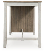 Skempton Counter Height Dining Table and 6 Barstools - D394D8