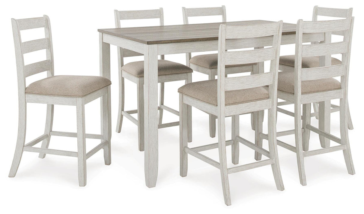 Skempton Counter Height Dining Table and Bar Stools (Set of 7) - D394-423