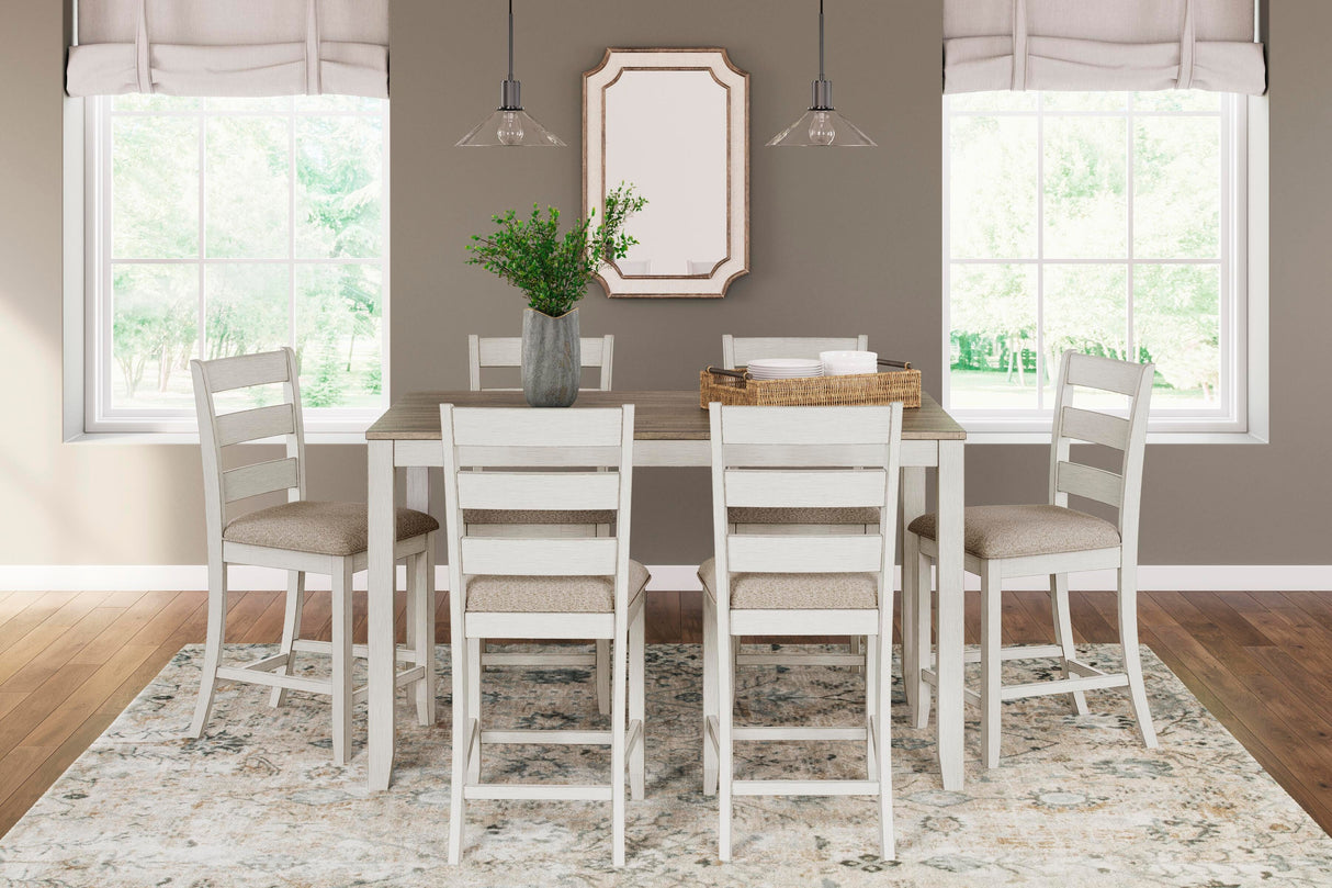 Skempton Counter Height Dining Table and Bar Stools (Set of 7) - D394-423