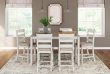 Skempton Counter Height Dining Table and Bar Stools (Set of 7) - D394-423