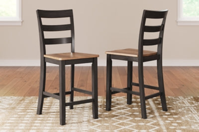 Gesthaven Counter Height Barstool (Set of 2) - D396-124X2