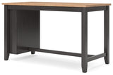 Gesthaven Counter Height Dining Table and 2 Barstools - D396D3