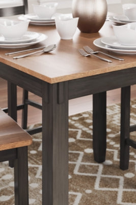 Gesthaven Counter Height Dining Table and 4 Barstools (Set of 5) - D396-223