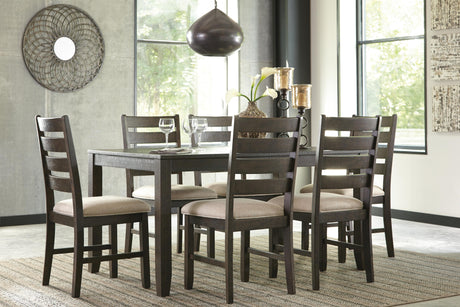 Rokane Dining Table and Chairs (Set of 7) - D397-425