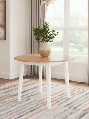 Gesthaven Dining Table and 2 Chairs - D398D4