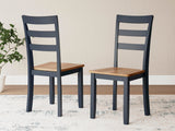 Gesthaven Dining Table and 2 Chairs - D399D4