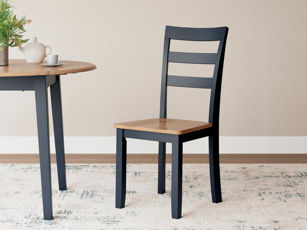 Gesthaven Dining Table and 2 Chairs - D399D4