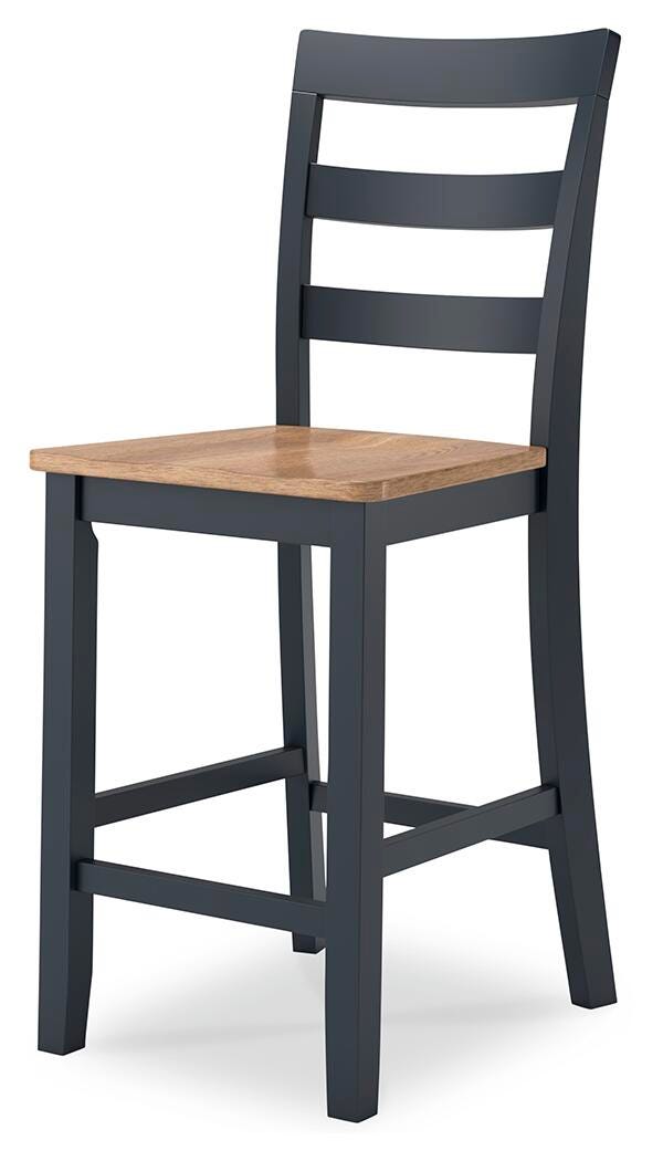 Gesthaven Counter Height Dining Table and 2 Barstools - D399D3