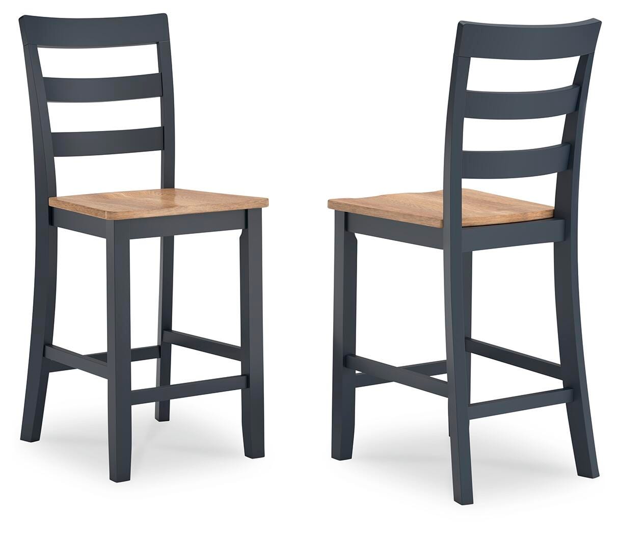 Gesthaven Counter Height Dining Table and 2 Barstools - D399D3