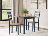 Gesthaven Dining Table and 2 Chairs - D399D4