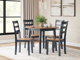 Gesthaven Dining Table and 4 Chairs - D399D1