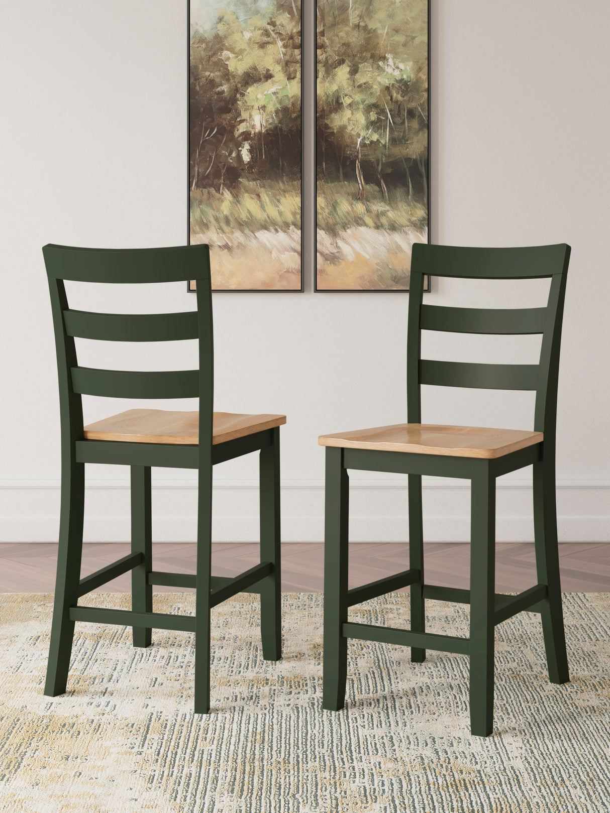Gesthaven Counter Height Barstool (Set of 2) - D401-124X2