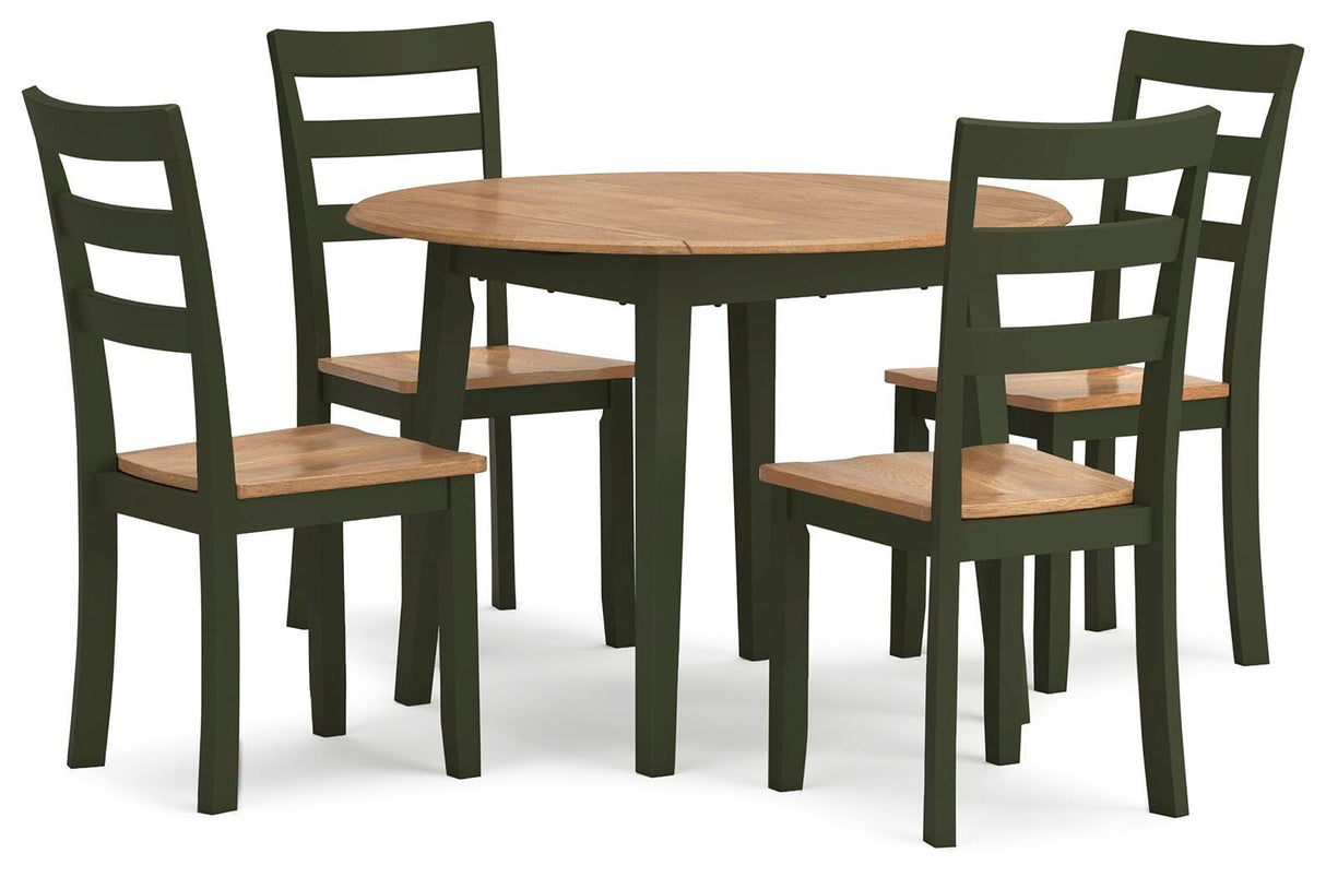 Gesthaven Dining Table and 4 Chairs - D401D1