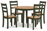Gesthaven Dining Table and 4 Chairs - D401D1