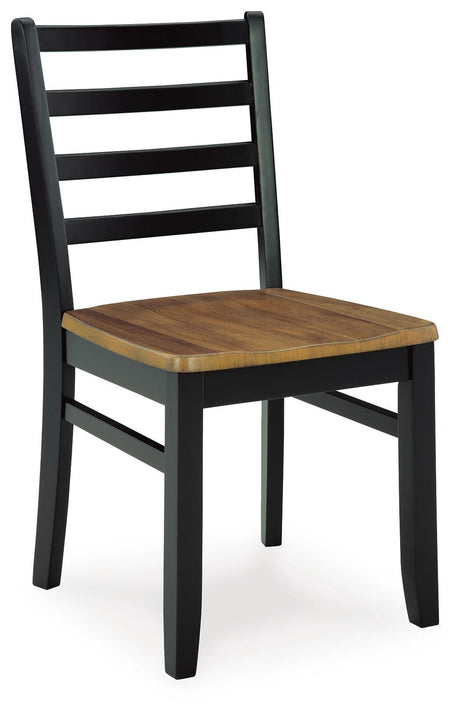 Blondon Dining Table and 6 Chairs (Set of 7) - D413-425