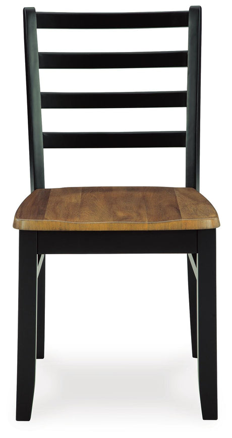 Blondon Dining Table and 6 Chairs (Set of 7) - D413-425