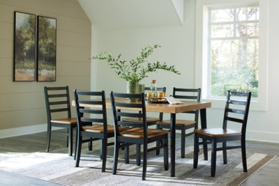 Blondon Dining Table and 6 Chairs (Set of 7) - D413-425