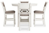 Erinberg Counter Height Dining Table and 4 Barstools (Set of 5) - D423-223
