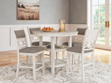 Erinberg Counter Height Dining Table and 4 Barstools (Set of 5) - D423-223