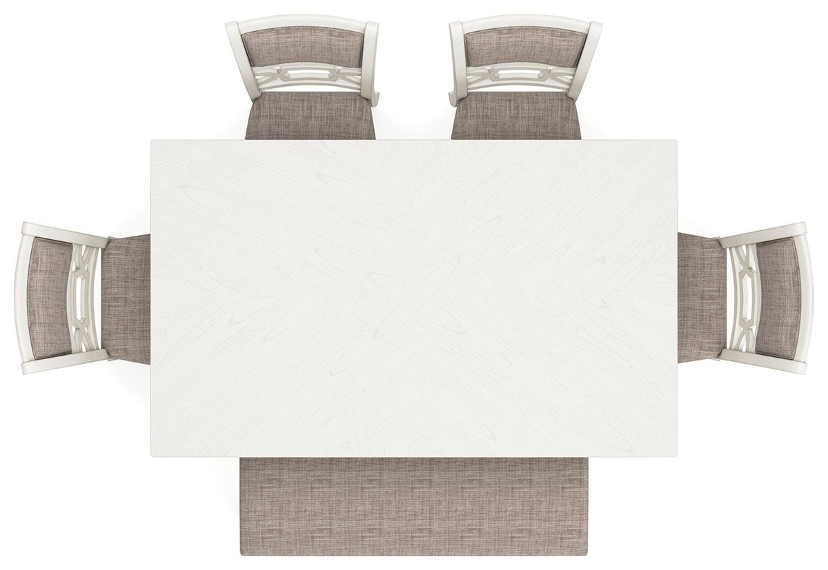 Erinberg Dining Table and 4 Chairs and Bench (Set of 6) - D423-325