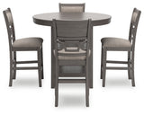 Wrenning Counter Height Dining Table and 4 Barstools (Set of 5) - D425-223